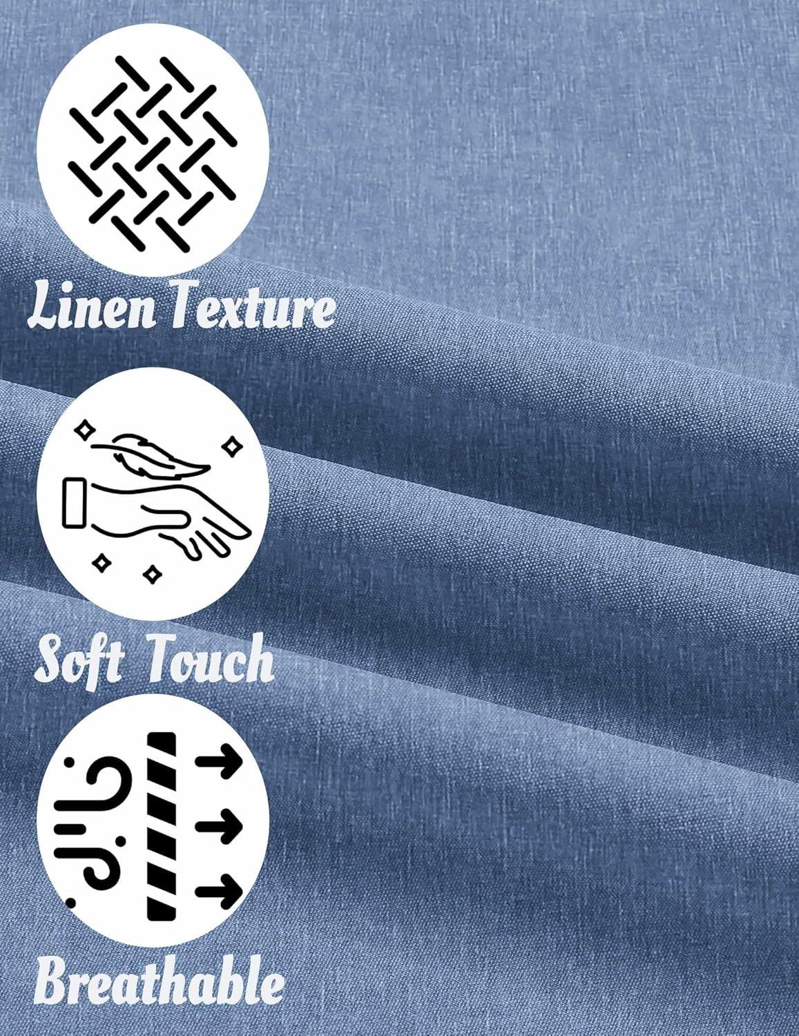 imageCOOFANDY Mens Button Down Shirts Short Sleeve Casual Summer Beach Shirts Vacation Wedding ShirtsDenim Blue