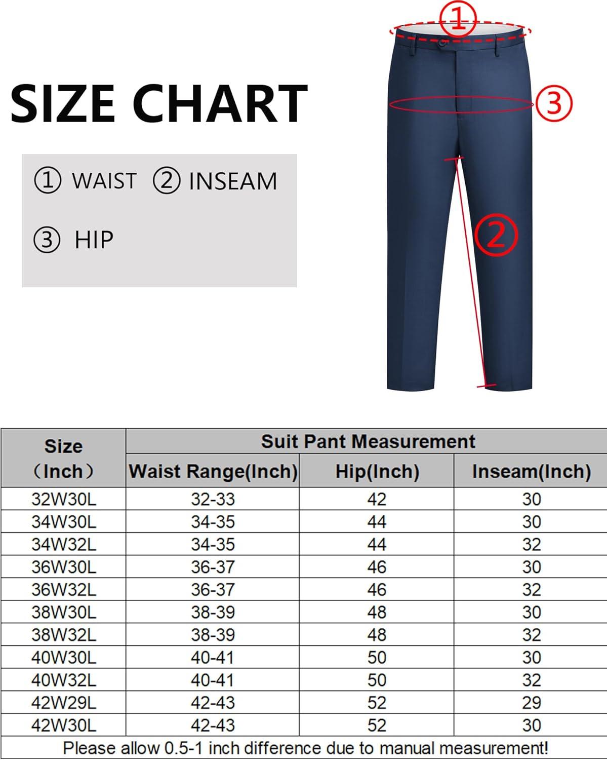 imageCOOFANDY Mens Classic Fit Dress Pants Flat Front Straight Casual Pant Expandable Waist Suit PantBlue
