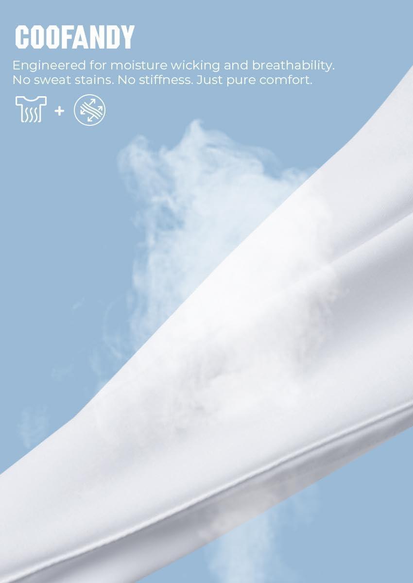 imageCOOFANDY Mens Dress Shirt Solid Long Sleeve Wrinkle Free Formal Shirt Business Button Down Shirts with PocketGrey Blue