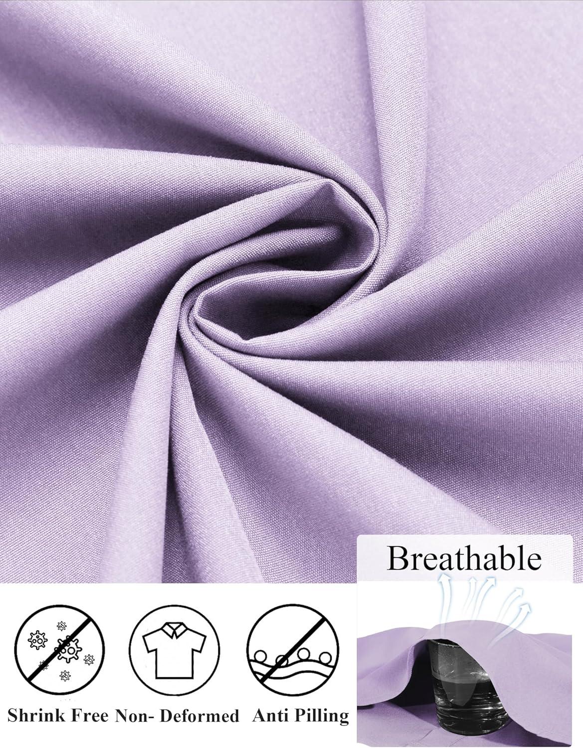 imageCOOFANDY Mens Dress Shirts Long Sleeve Button Down Formal Shirt Regular Fit Solid Business Casual ShirtsPurple