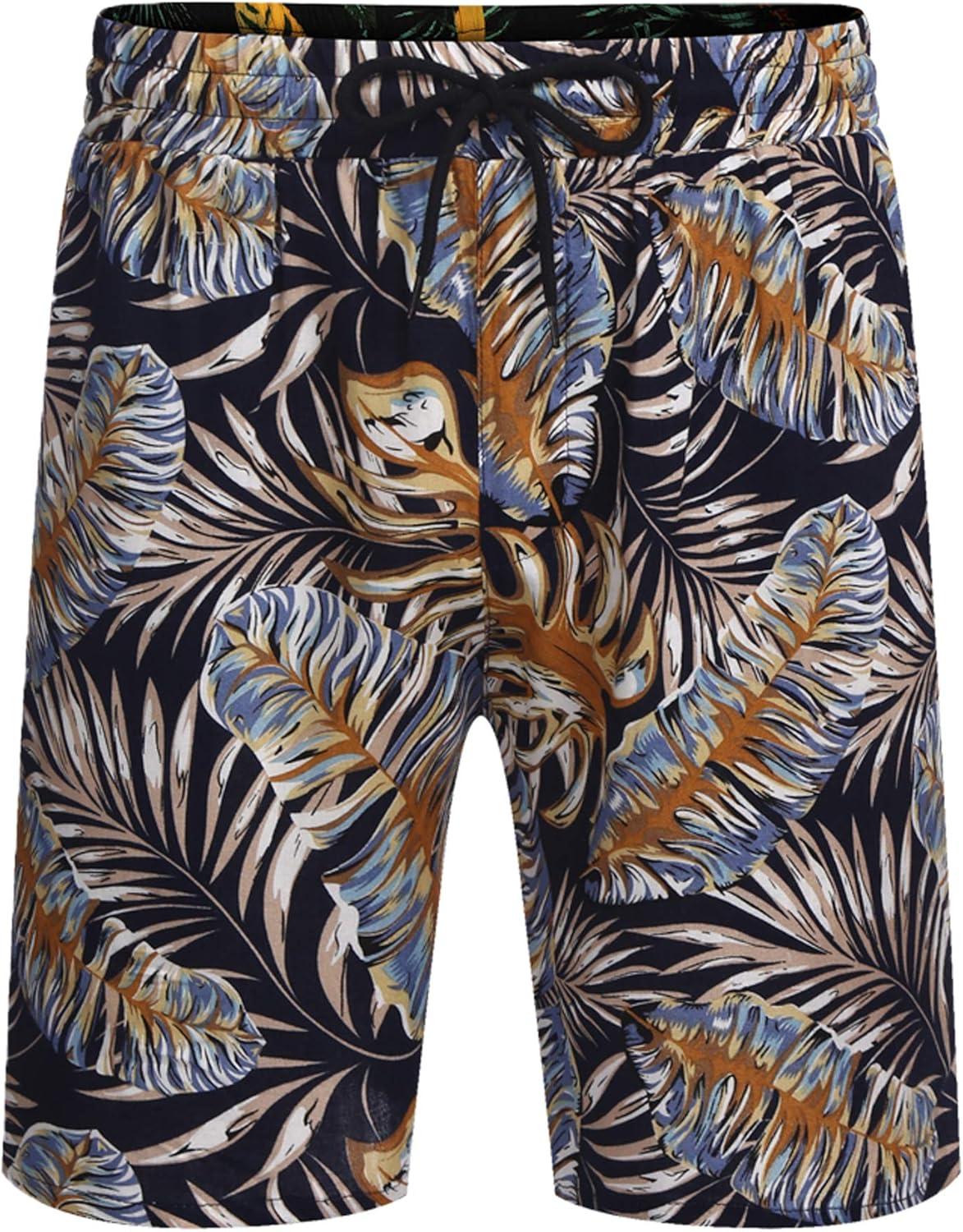 imageCOOFANDY Mens Hawaiian Matching Set Summer Beach 2 Piece Outfits Flower Button Down Shirts and Shorts Vacation OutfitsMulticolor