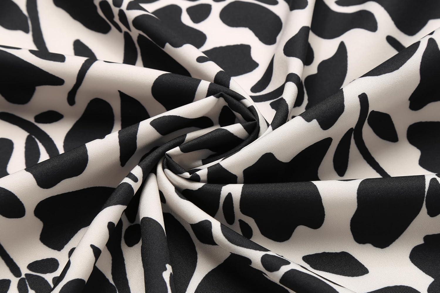 imageCOOFANDY Mens Hawaiian Shirts Short Sleeve Button Down Aloha Shirt Casual Beach ClothesBeige Black Flower