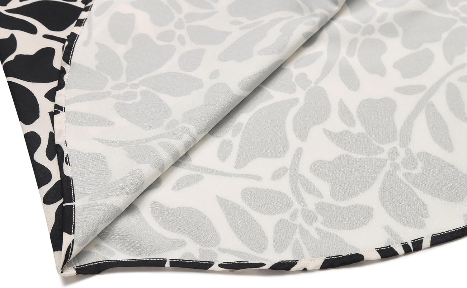 imageCOOFANDY Mens Hawaiian Shirts Short Sleeve Button Down Aloha Shirt Casual Beach ClothesBeige Black Flower