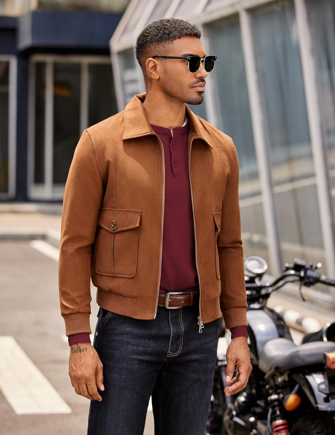 imageCOOFANDY Mens Knit Henley TShirts Dress Long Sleeve Sweater Casual Collarless Quarter Button PulloverWine Red