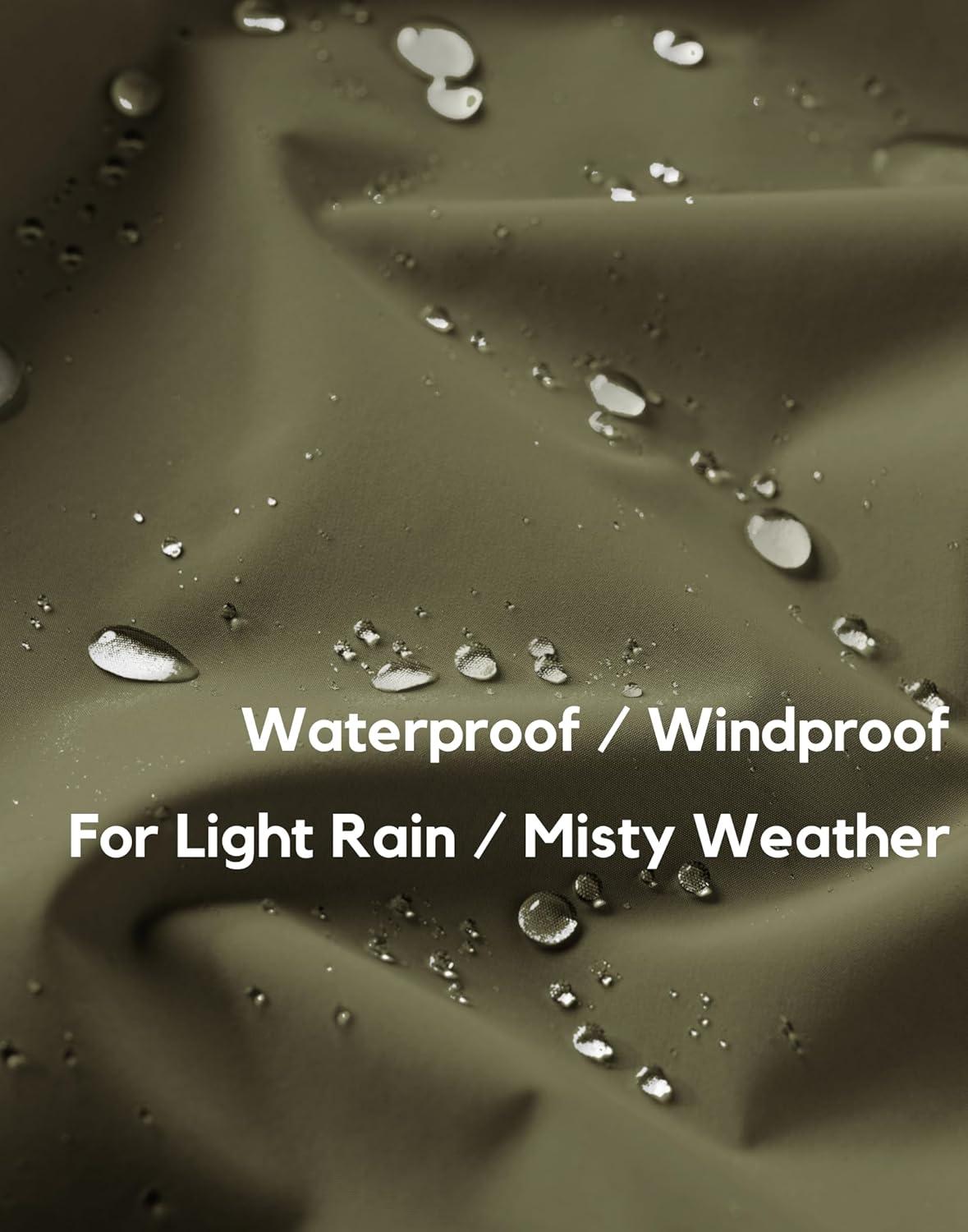 imageCOOFANDY Mens Lightweight Bomber Jackets Stand Collar Windbreaker Softshell Jacket Zip Up Coat for Fall OutdoorArmy Green