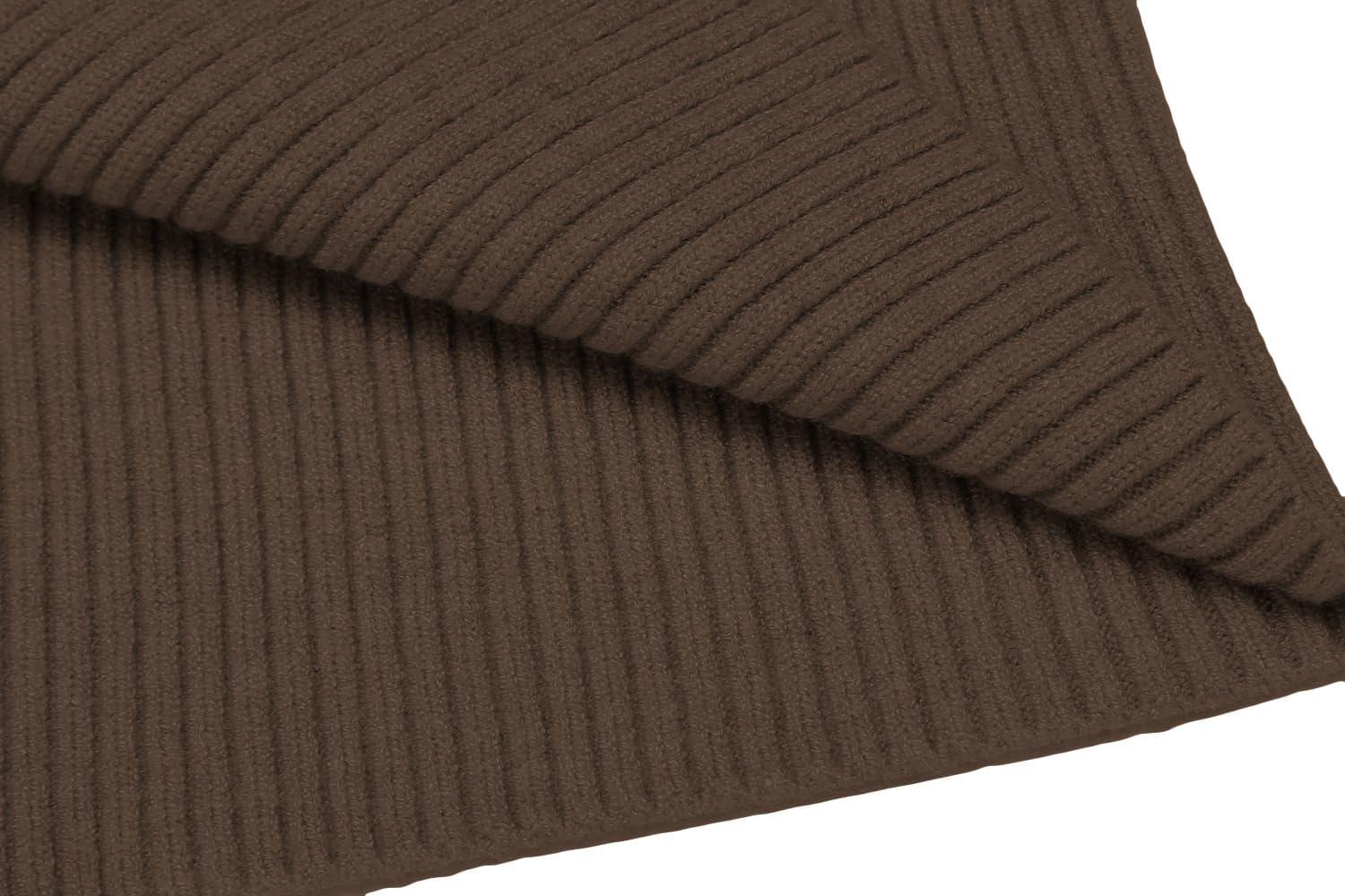 imageCOOFANDY Mens Ribbed Slim Fit Knitted Pullover Casual Turtleneck SweaterDark Brown