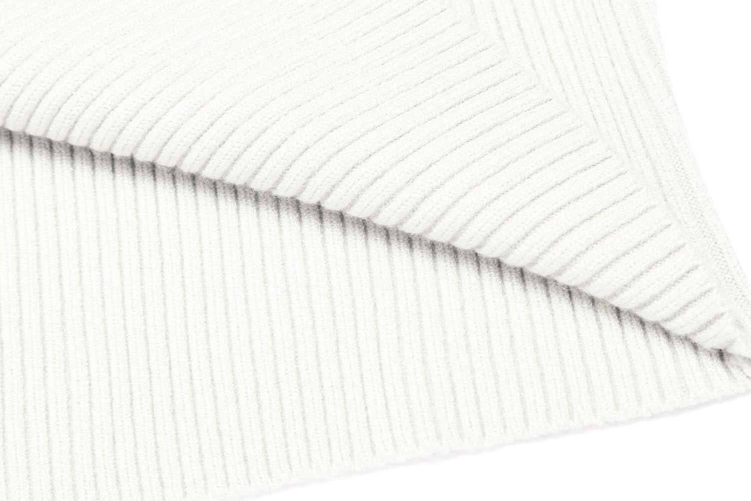 imageCOOFANDY Mens Ribbed Slim Fit Knitted Pullover Casual Turtleneck SweaterWhite