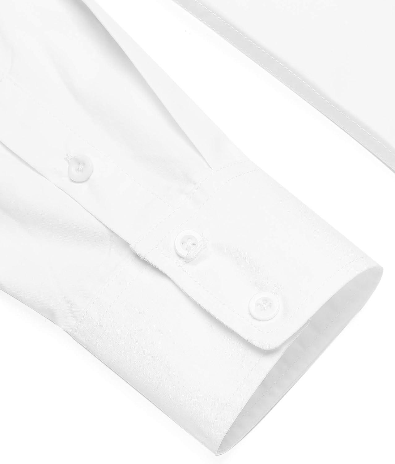 imageCOOFANDY Mens Western Shirts Long Sleeve Embroideres Cowboy Shirts Casual Button Down ShirtWhitepattern1