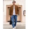 COOFANDY Men Bomber Jacket Lightweight Casual Windbreaker Zip Up Coat Fashion Stylish Fall Jackets with Pocket(Brown)