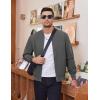 COOFANDY Men Bomber Jacket Lightweight Casual Windbreaker Zip Up Coat Fashion Stylish Fall Jackets with Pocket(Dark Grey)