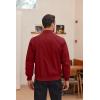 COOFANDY Men Bomber Jacket Lightweight Casual Windbreaker Zip Up Coat Fashion Stylish Fall Jackets with Pocket(Wine Red)