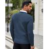 COOFANDY Men Dress Crewneck Sweater Pullover Knit Long Sleeve Casual Slim Fit Sweater(Blue)