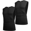 COOFANDY Men Workout Tank Top 2 Pack Gym Bodybuilding Sleeveless Muscle T Shirts(Black/Black(2pcs))