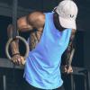 COOFANDY Men Workout Tank Top 2 Pack Gym Bodybuilding Sleeveless Muscle T Shirts(Black/Light Blue(2pcs))