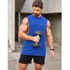 COOFANDY Men Workout Tank Top 2 Pack Gym Bodybuilding Sleeveless Muscle T Shirts(Blueyellow)