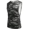 COOFANDY Men Workout Tank Top 2 Pack Gym Bodybuilding Sleeveless Muscle T Shirts(Camo Black)