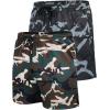 COOFANDY Men’s 2 Pack Gym Workout Shorts Quick Dry Athletic Shorts 5 Inch Lightweight Sports Running Shorts with Pockets(Army Green Camo/Grey Camo)