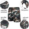 COOFANDY Men’s 2 Pack Gym Workout Shorts Quick Dry Athletic Shorts 5 Inch Lightweight Sports Running Shorts with Pockets(Black/Army Green Camo)