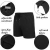 COOFANDY Men’s 2 Pack Gym Workout Shorts Quick Dry Athletic Shorts 5 Inch Lightweight Sports Running Shorts with Pockets(Black/Black)