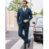 COOFANDY Men’s 3 Pieces Suits Classic Fit 2 Buttons Dress Suit Set Wedding Business Dinner Prom Jacket Vest Pants(Blue)