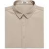 COOFANDY Men’s Button Down Shirt Short Sleeve Casual Shirt for Men Summer Business Casual Dress Shirt(Beige)