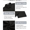 COOFANDY Men’s Button Down Shirt Short Sleeve Casual Shirt for Men Summer Business Casual Dress Shirt(Black)