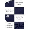 COOFANDY Men’s Cardigan Sweater Long Sleeve Casual V Neck Button Down Knitted Sweater with Pockets(Navy Blue)