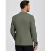 COOFANDY Mens Casual Blazer Knit Sport Coat Lightweight Two Button Suit Jacket(Army Green)