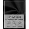 COOFANDY Mens Casual Blazer Knit Sport Coat Lightweight Two Button Suit Jacket(Black)