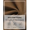 COOFANDY Mens Casual Blazer Knit Sport Coat Lightweight Two Button Suit Jacket(Brown)