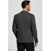 COOFANDY Mens Casual Blazer Knit Sport Coat Lightweight Two Button Suit Jacket(Dark Grey)