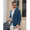 COOFANDY Men’s Casual Blazer Lightweight Sport Coats Two Buttons Slim Fit Suit Jacket for Business Wedding Dress(Blue)