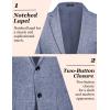 COOFANDY Mens Casual Blazer Slim Fit Sport Coat Lightweight Two Button Suit Jackets(Blue)