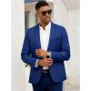 COOFANDY Mens Casual Blazer Slim Fit Sport Coat Lightweight Two Button Suit Jackets(B-royal Blue)