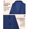 COOFANDY Mens Casual Blazer Slim Fit Sport Coat Lightweight Two Button Suit Jackets(B-royal Blue)