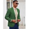 COOFANDY Mens Casual Blazer Slim Fit Sport Coat Lightweight Two Button Suit Jackets(Green)