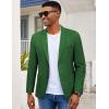 COOFANDY Mens Casual Blazer Slim Fit Sport Coat Lightweight Two Button Suit Jackets(Green)
