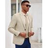 COOFANDY Mens Casual Blazer Slim Fit Sport Coat Lightweight Two Button Suit Jackets(Khaki)