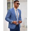 COOFANDY Mens Casual Blazer Slim Fit Sport Coat Lightweight Two Button Suit Jackets(Royal Blue)