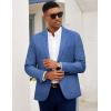 COOFANDY Mens Casual Blazer Slim Fit Sport Coat Lightweight Two Button Suit Jackets(Royal Blue)