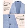 COOFANDY Mens Casual Blazer Slim Fit Sport Coat Lightweight Two Button Suit Jackets(Sky Blue)