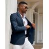 COOFANDY Mens Casual Blazer Slim Fit Sport Coats One Button Stylish Business Suit Jacket(Navy Blue)
