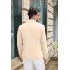 COOFANDY Mens Casual Blazer Slim Fit Suit Jacket Lightweight One Button Business Sport Coats(Beige)