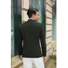 COOFANDY Mens Casual Blazer Slim Fit Suit Jacket Lightweight One Button Business Sport Coats(Black)