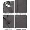 COOFANDY Mens Casual Blazer Slim Fit Suit Jacket Lightweight One Button Business Sport Coats(Dark Grey)