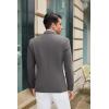 COOFANDY Mens Casual Blazer Slim Fit Suit Jacket Lightweight One Button Business Sport Coats(Dark Grey)