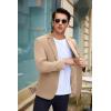 COOFANDY Mens Casual Blazer Slim Fit Suit Jacket Lightweight One Button Business Sport Coats(Khaki)