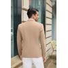 COOFANDY Mens Casual Blazer Slim Fit Suit Jacket Lightweight One Button Business Sport Coats(Khaki)