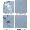 COOFANDY Mens Casual Blazer Slim Fit Suit Jacket Lightweight One Button Business Sport Coats(Light Blue)
