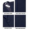 COOFANDY Mens Casual Blazer Slim Fit Suit Jacket Lightweight One Button Business Sport Coats(Navy Blue)